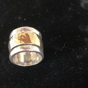 Elegant Gold and Silver Women's Ring